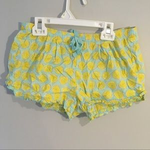 Gap lemon pajama shorts